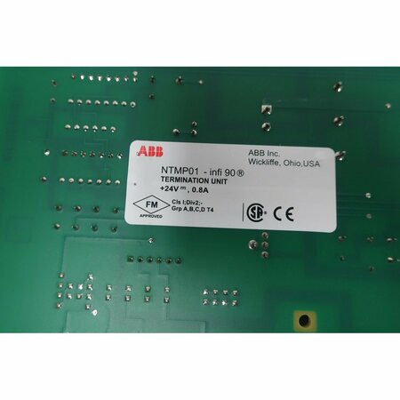 Abb Infi 90 Termination Unit Pcb Circuit Board, NTMP01 NTMP01